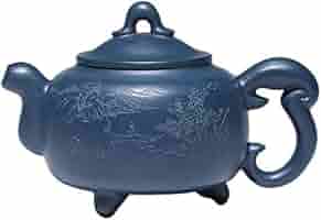 中国茶器 宜興原鉱紫砂茶壺 煎茶道具 木製骨董急須台付 未使用時代物 在銘 Amazon | 茶器です紫砂壺中国宜興原鉱の天青泥名家の純手作りの